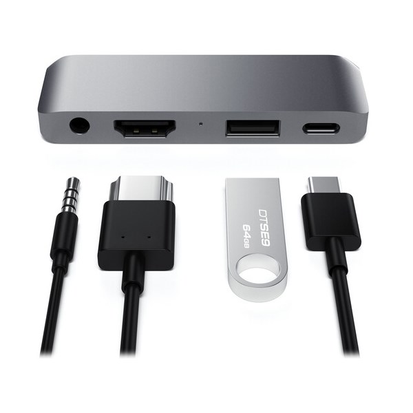 Adaptador USB-C Mobile Pro Hub Satechi 4K