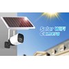 Câmera De Segurança, Painel Solar - 3.0 MP Wi-Fi, Sem Fio - Prova d' água