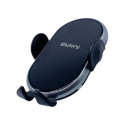 Carregador Veicular Wireless Blulory, USB C, Full-automatic  - Preto