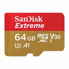 Produto Cartão de Memória, Sandisk Extreme Micro SD - 64GB 160MB/s