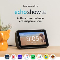 Echo Show 5 com Alexa, Tela 5 - Câmera 2 MP, 2ª Geração