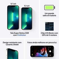 iPhone 13 Pro, Tela 6.1" - Apple 1TB