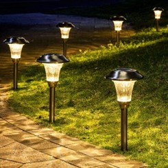 Luminárias De Led Solar para Jardim, 5 peças