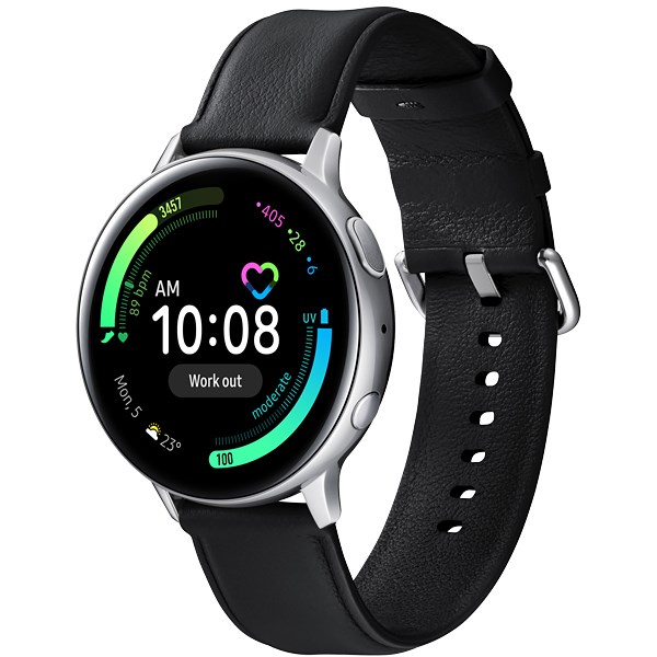 Relógio Samsung Galaxy Watch Active2, SM-R820 Stainless Steel, Wi-Fi / GPS
